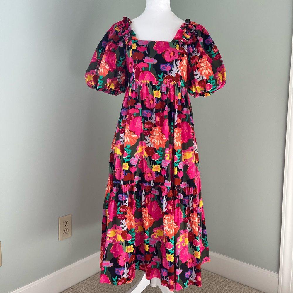 CROSBY by Mollie Burch Floral Midi Dress